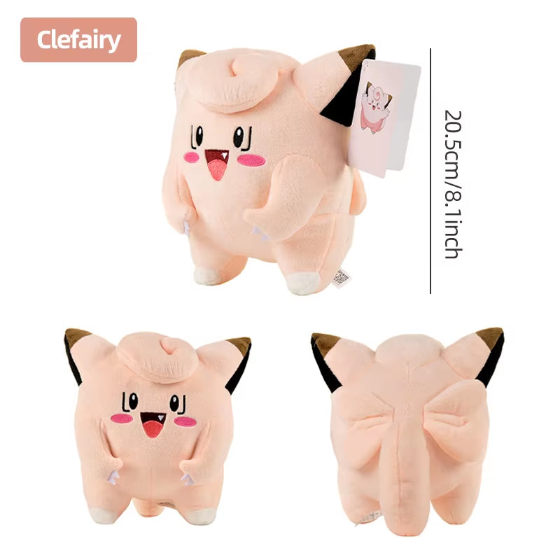 Pokemon Kawaii Pikachu Eevee Mew Charizard Stuffed Toys Cartoon&Cute Plush Doll Throw Pillow Christmas Halloween Day Gift