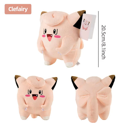 Pokemon Kawaii Pikachu Eevee Mew Charizard Stuffed Toys Cartoon&Cute Plush Doll Throw Pillow Christmas Halloween Day Gift