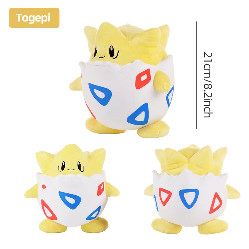 Pokemon Kawaii Pikachu Eevee Mew Charizard Stuffed Toys Cartoon&Cute Plush Doll Throw Pillow Christmas Halloween Day Gift