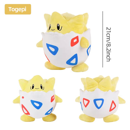 Pokemon Kawaii Pikachu Eevee Mew Charizard Stuffed Toys Cartoon&Cute Plush Doll Throw Pillow Christmas Halloween Day Gift