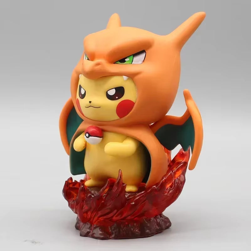 12Cm Pokemon Figure Pikachu Cos Gengar Charizard Model Doll Collectible Toy Gifts Cartoon Kawaii Figurine Statue Anime Figures