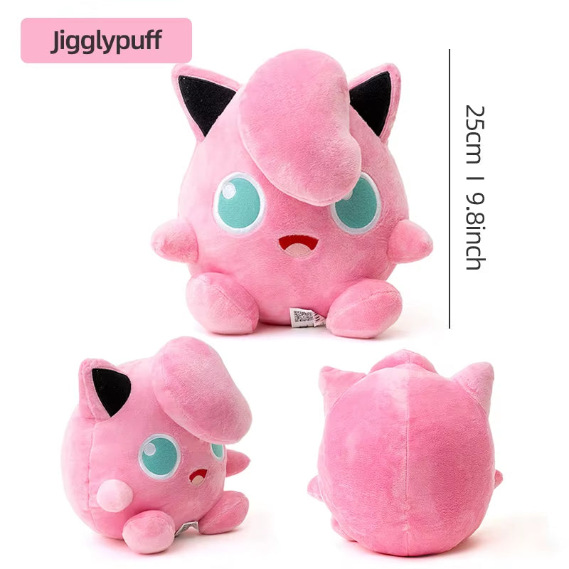 Pokemon Kawaii Pikachu Eevee Mew Charizard Stuffed Toys Cartoon&Cute Plush Doll Throw Pillow Christmas Halloween Day Gift