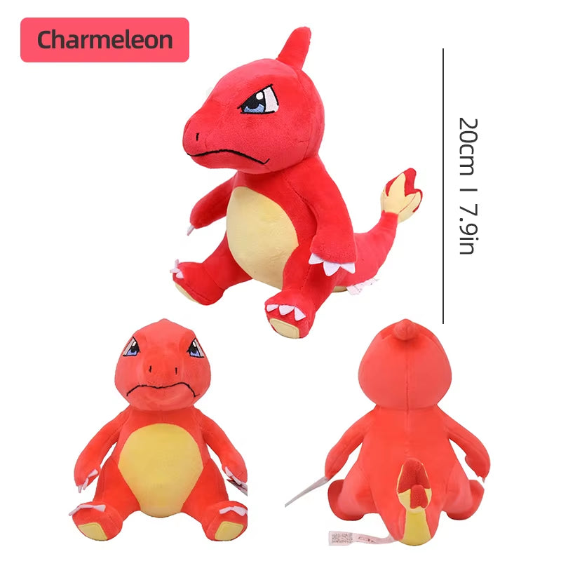 Pokemon Kawaii Pikachu Eevee Mew Charizard Stuffed Toys Cartoon&Cute Plush Doll Throw Pillow Christmas Halloween Day Gift